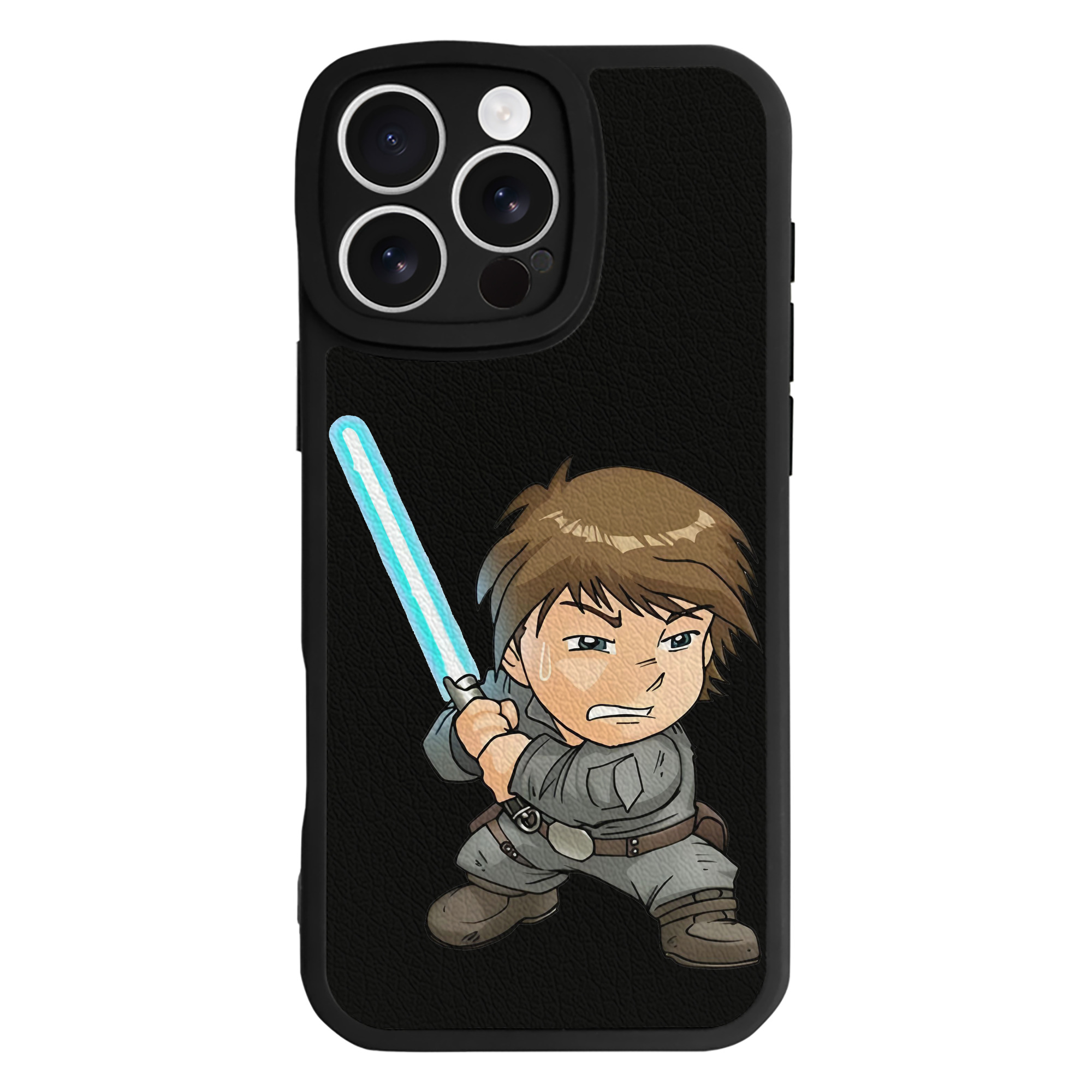 （画像用） スター・ウォーズ Star Wars 【iPhone 16シリーズ対応】シリコンスマホケース（レザー調） 材質：シリコン